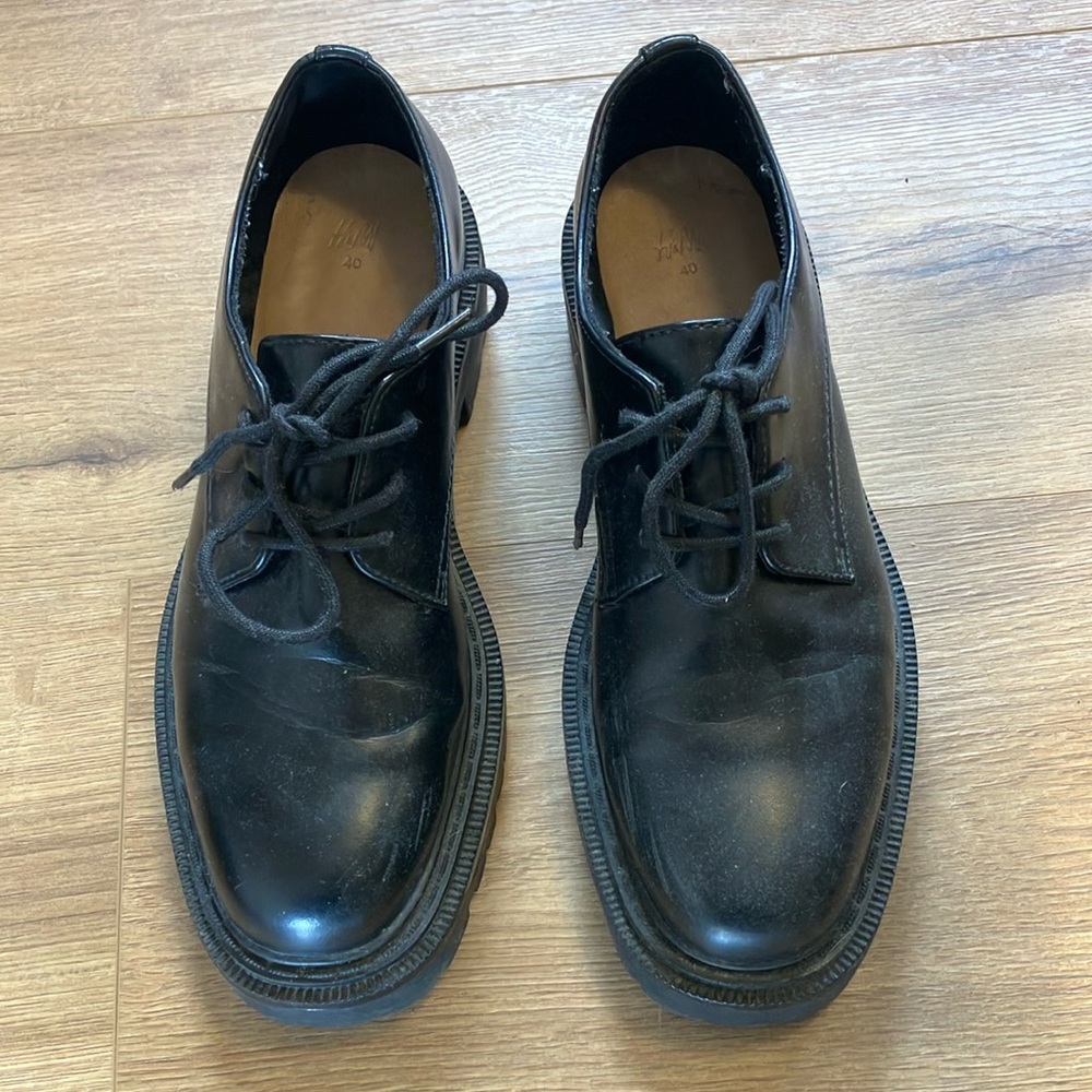 Classic Black Oxfords